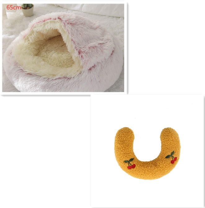 2 In 1 Long Plush Pets Bed
