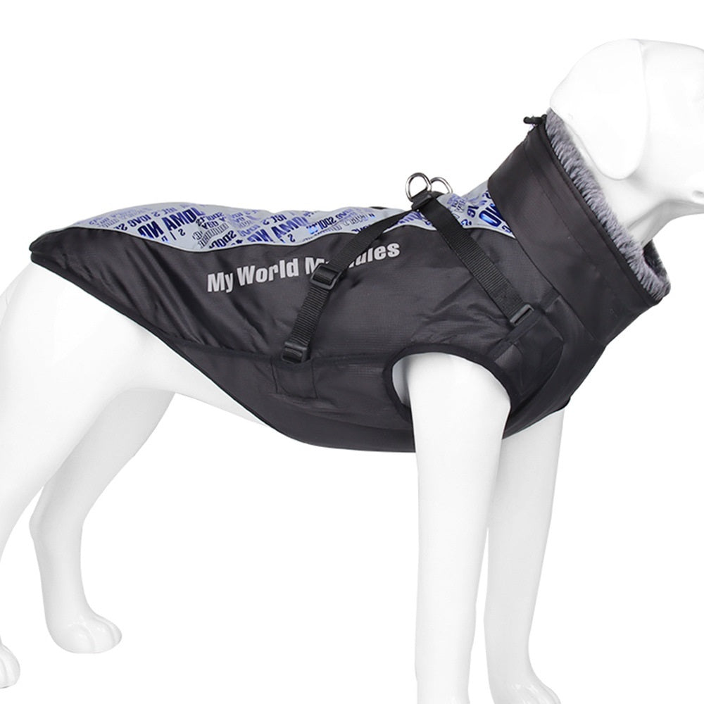Warm Waterproof Reflective Big Dog Shell Jacket