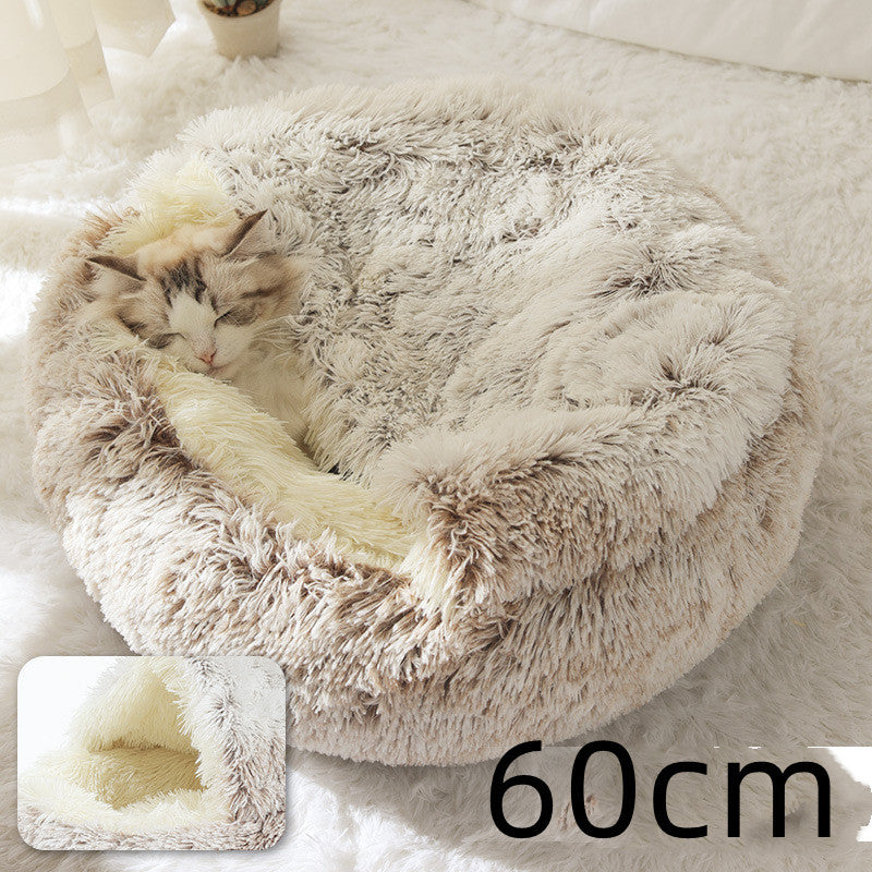 2 In 1 Long Plush Pets Bed