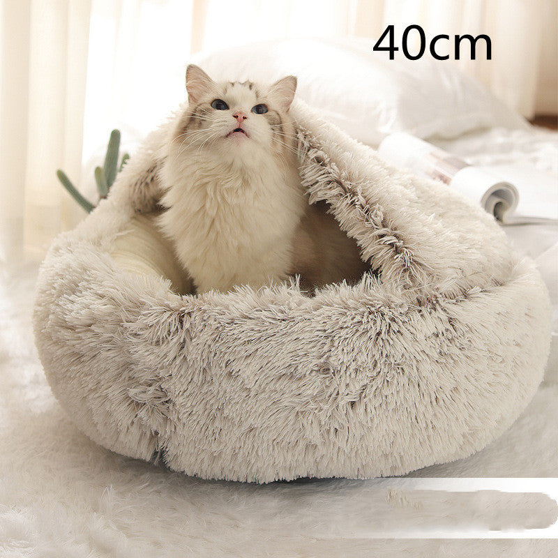 2 In 1 Long Plush Pets Bed