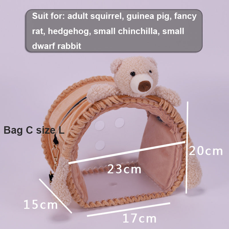 Hamster Cage Pet Out Of Bag Honey