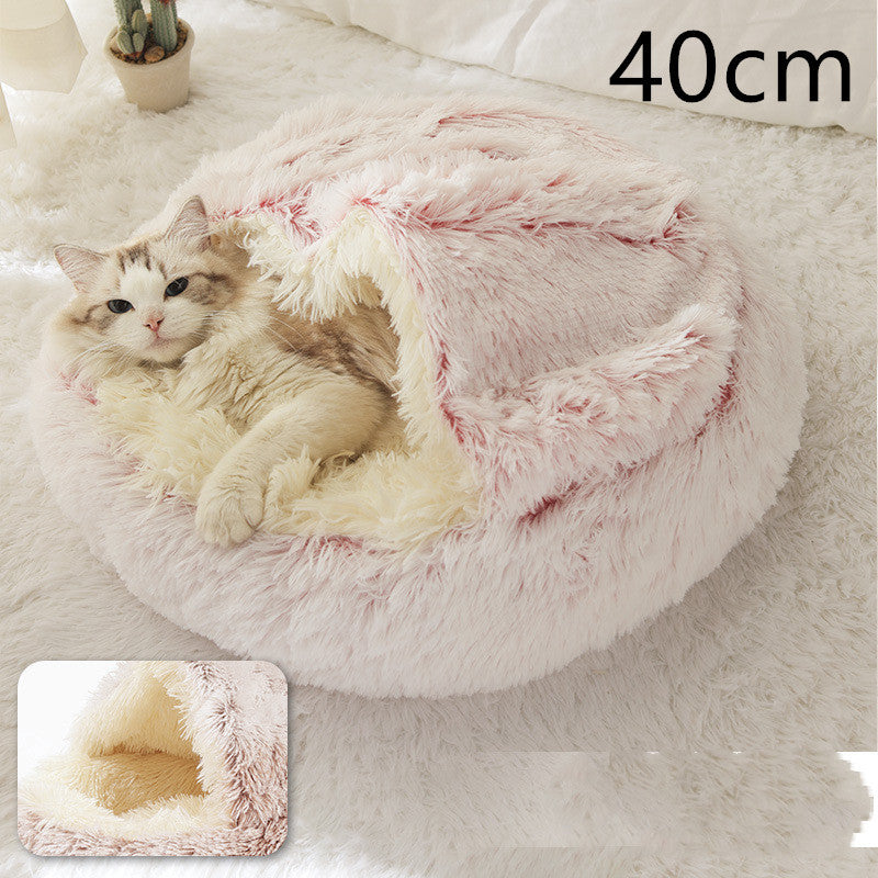 2 In 1 Long Plush Pets Bed
