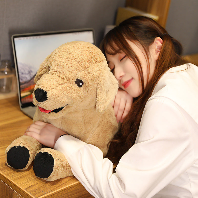 Simulation dog plush toy