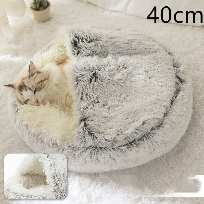 2 In 1 Long Plush Pets Bed