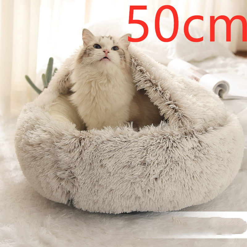 2 In 1 Long Plush Pets Bed
