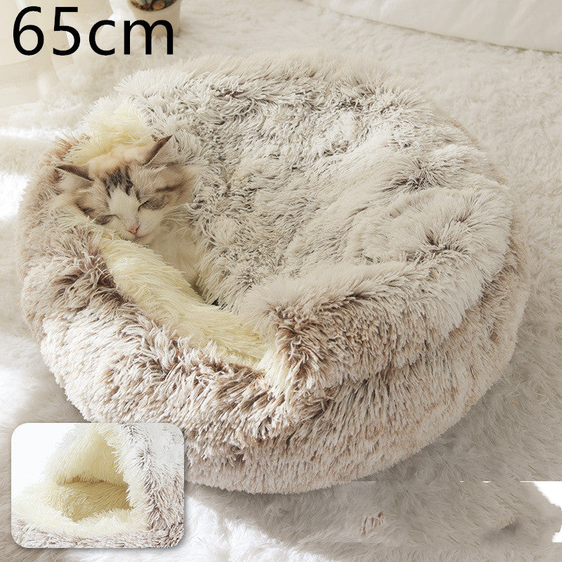 2 In 1 Long Plush Pets Bed