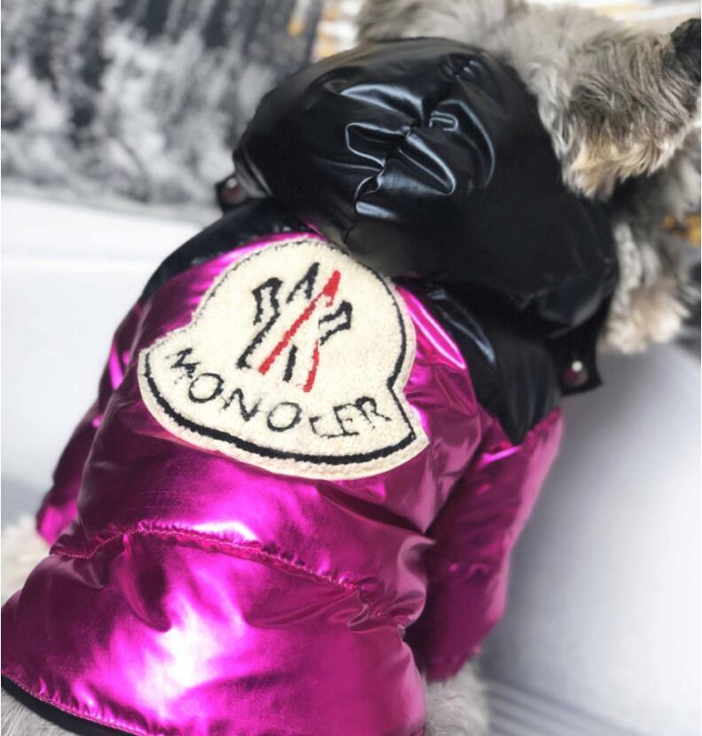 Pet Clothes Fur Collar Down Jacket