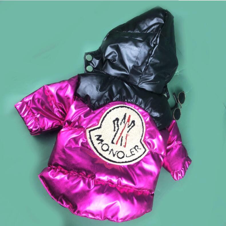 Pet Clothes Fur Collar Down Jacket