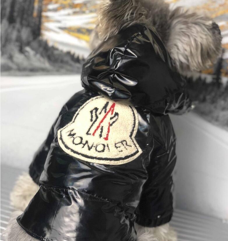 Pet Clothes Fur Collar Down Jacket
