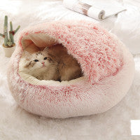 2 In 1 Long Plush Pets Bed