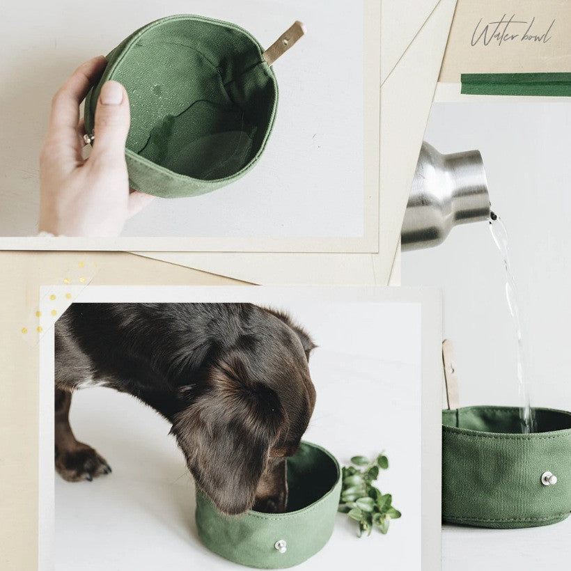 Folding Dog Feeding Bowl