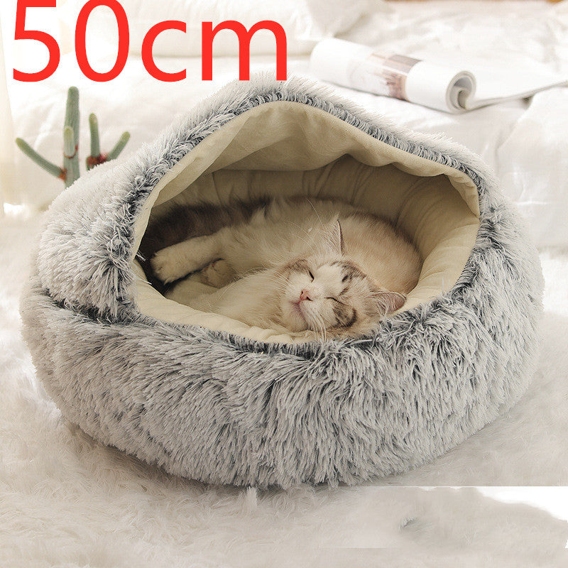 2 In 1 Long Plush Pets Bed