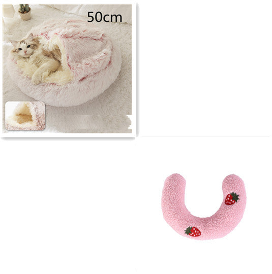 2 In 1 Long Plush Pets Bed