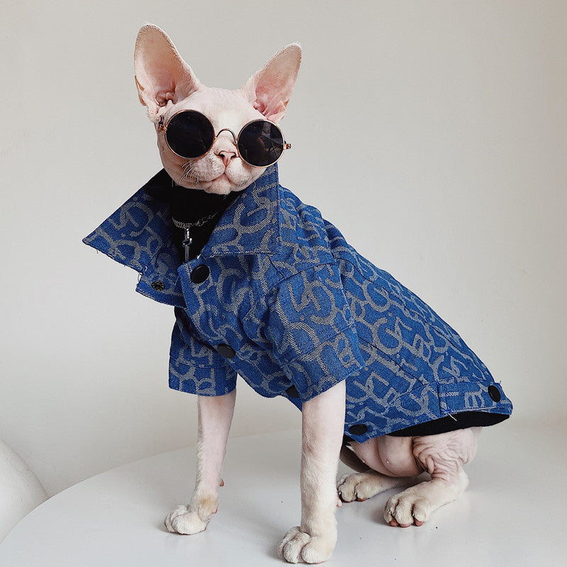 Pet Hairless Clothes Jacket Trendy