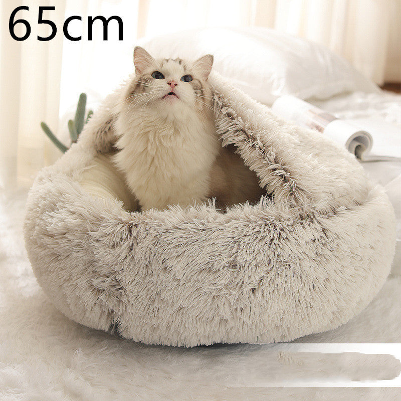 2 In 1 Long Plush Pets Bed