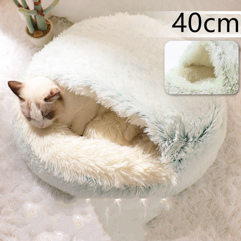 2 In 1 Long Plush Pets Bed