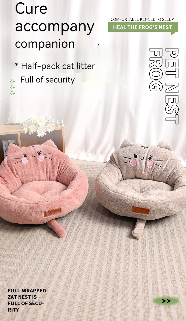 Big And Small Trending Cartoon Pet Bed
