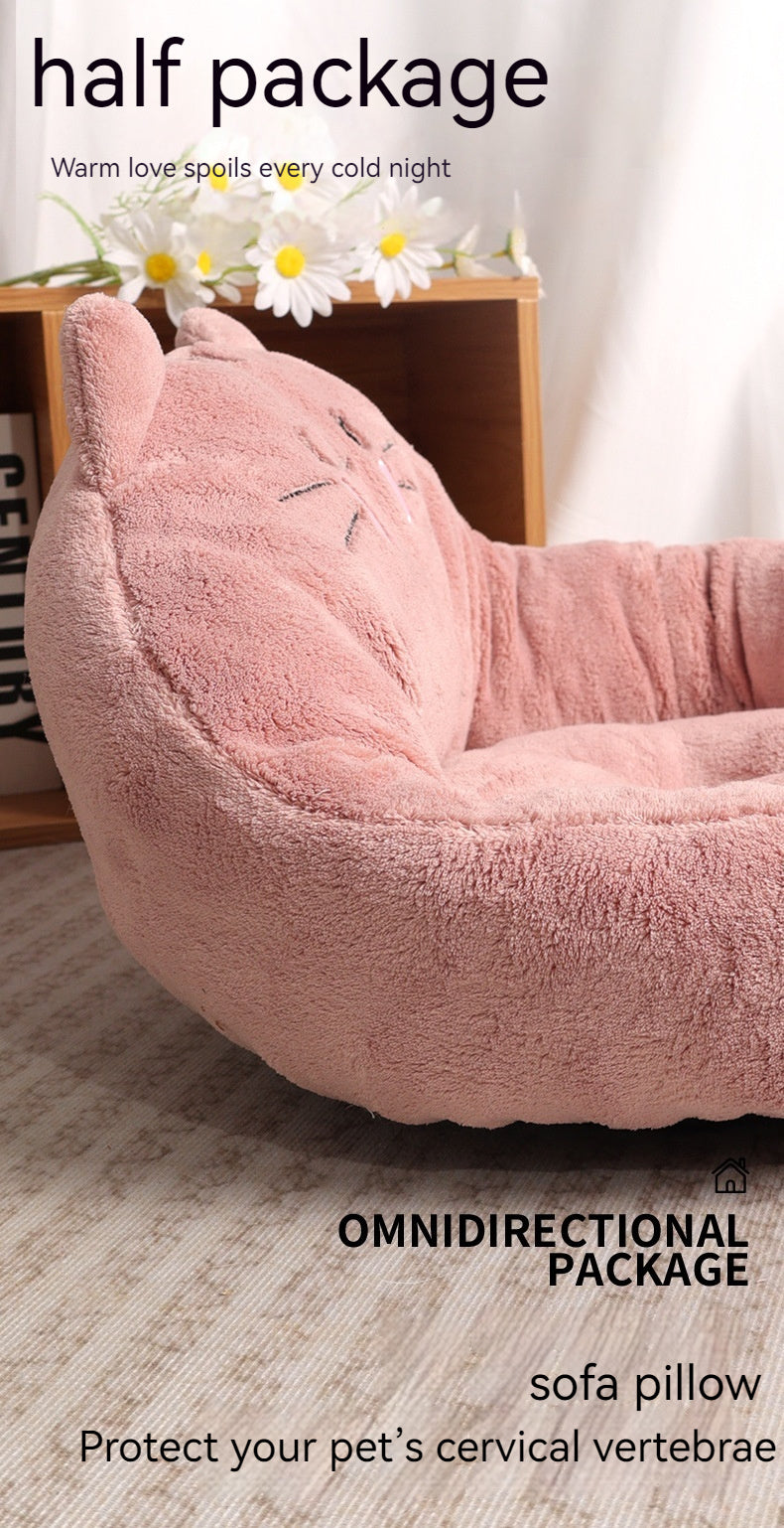 Big And Small Trending Cartoon Pet Bed