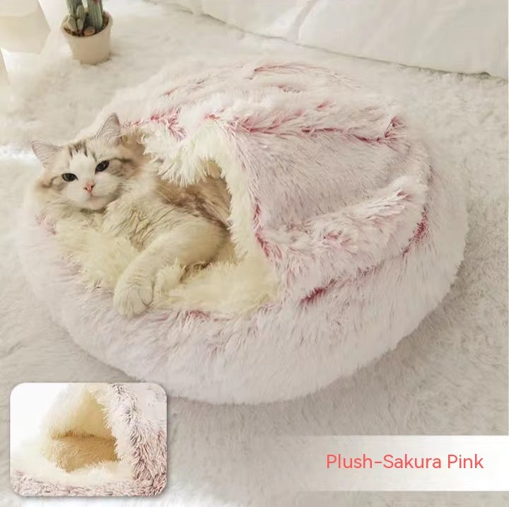2 In 1 Long Plush Pets Bed