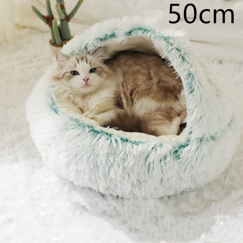 2 In 1 Long Plush Pets Bed