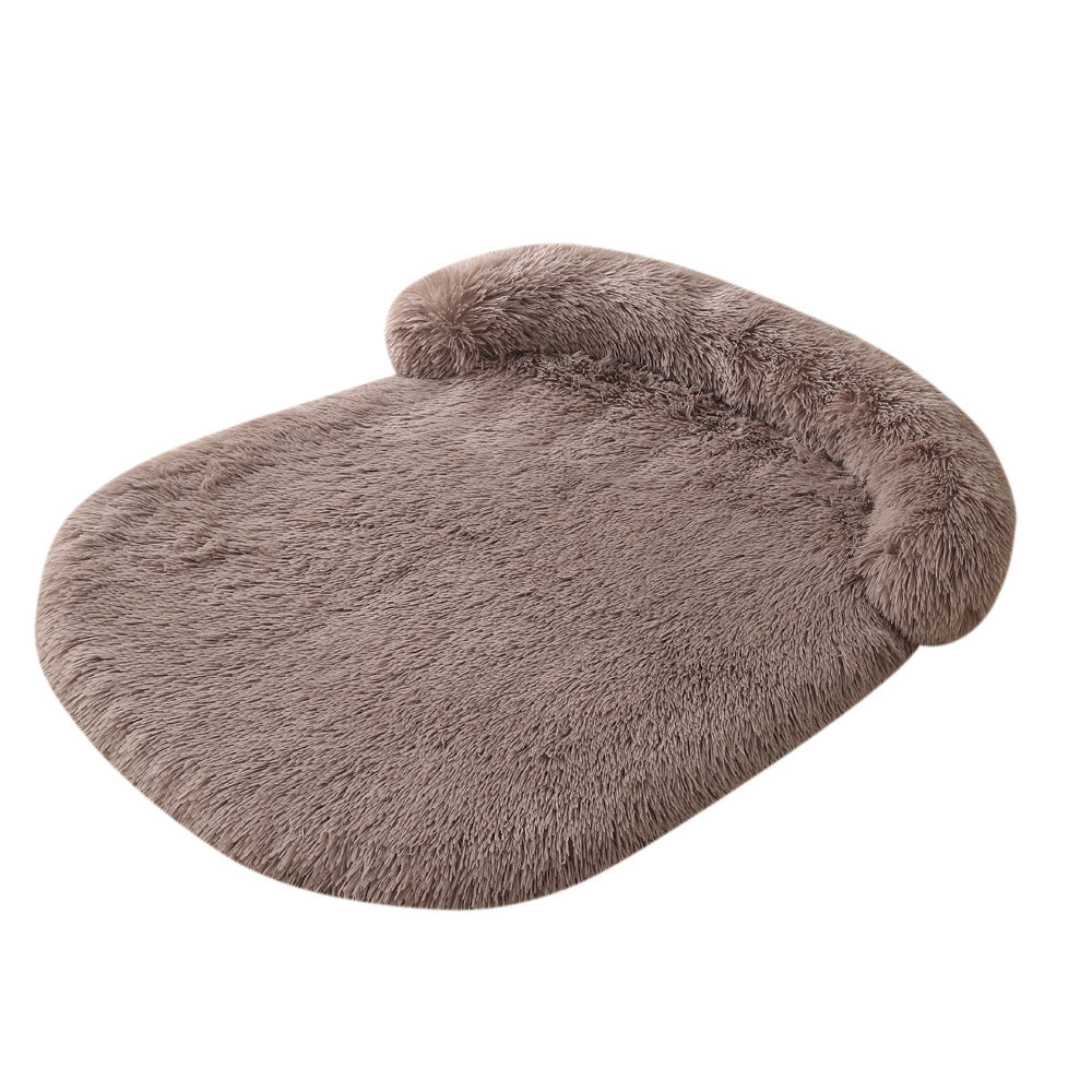 Plush Doghouse Pet Bed Warm Cushion