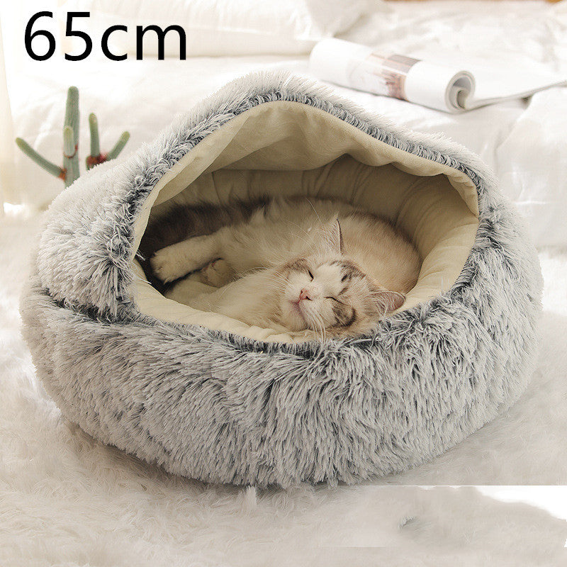 2 In 1 Long Plush Pets Bed