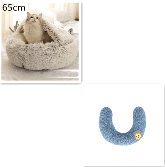 2 In 1 Long Plush Pets Bed