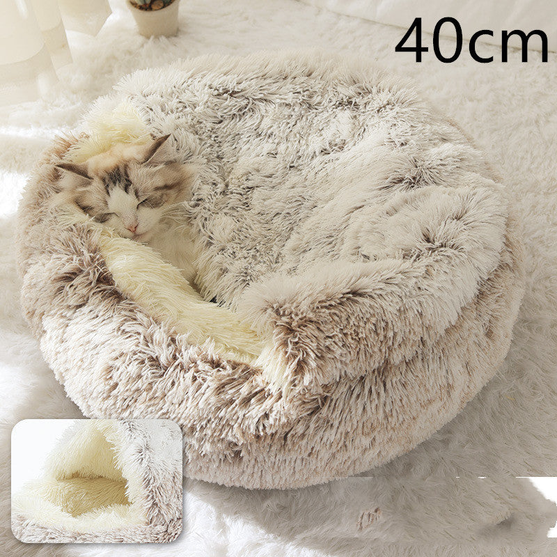 2 In 1 Long Plush Pets Bed