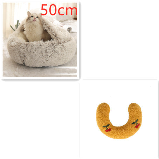 2 In 1 Long Plush Pets Bed