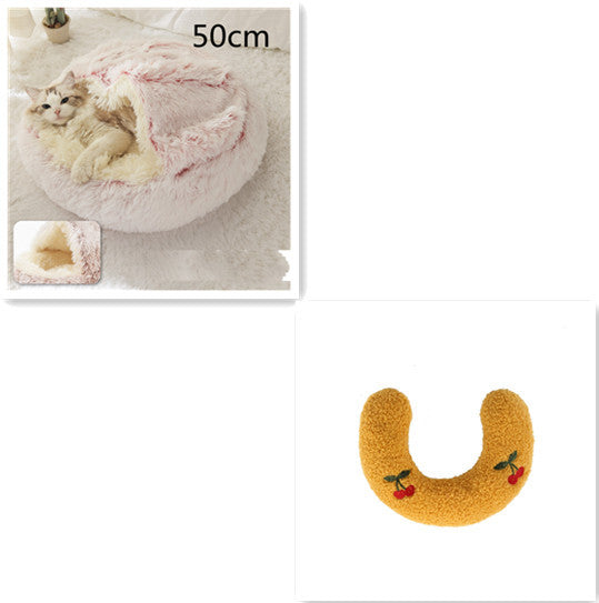 2 In 1 Long Plush Pets Bed