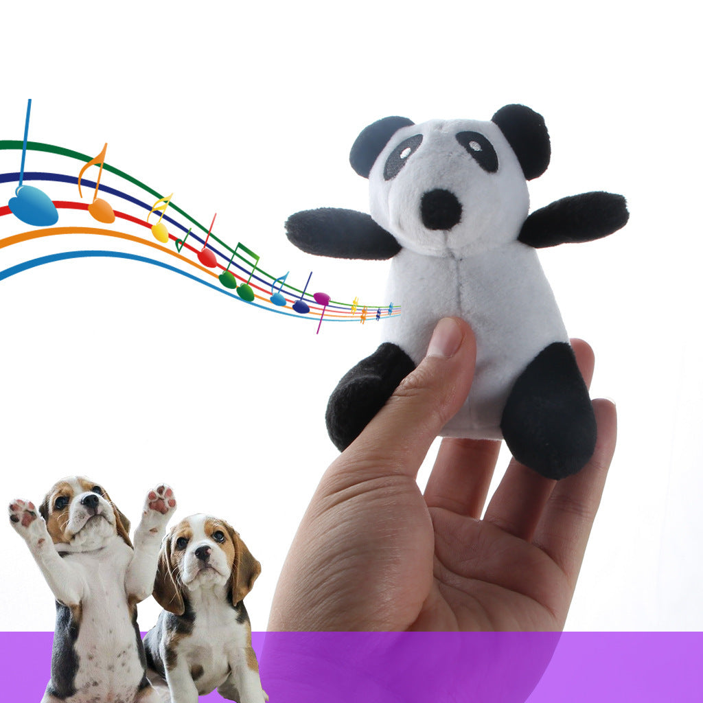 Dog vocal plush puzzle food leakage toy