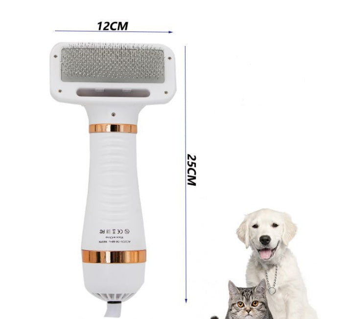 2 in 1 Pet Drying Hair Dryer Comb