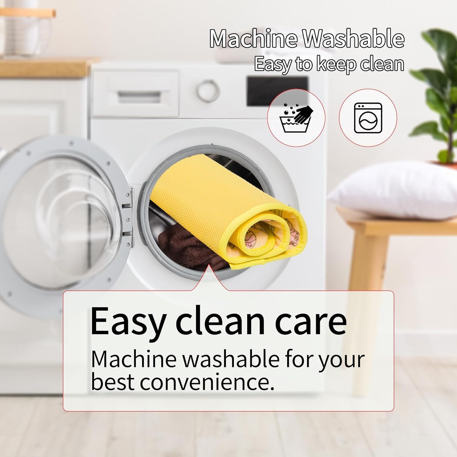 Fluffy Flower Washable Pet Bed