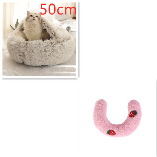 2 In 1 Long Plush Pets Bed