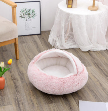 2 In 1 Long Plush Pets Bed
