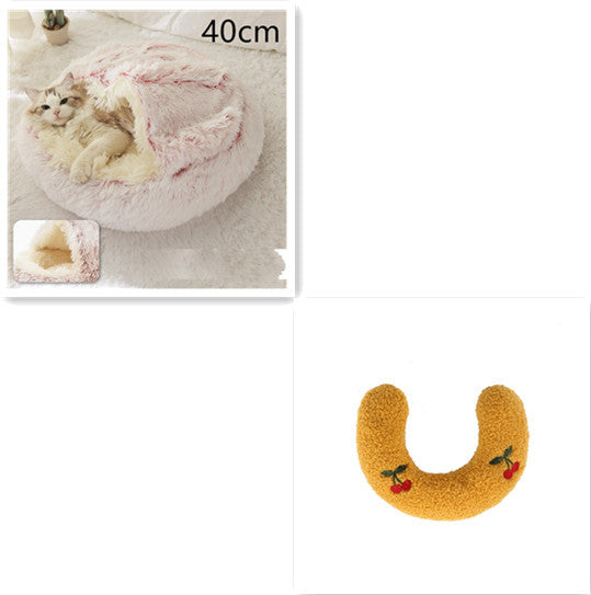 2 In 1 Long Plush Pets Bed