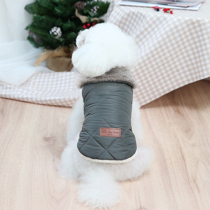 Pet Puppy Clothes Cotton-padded Jacket