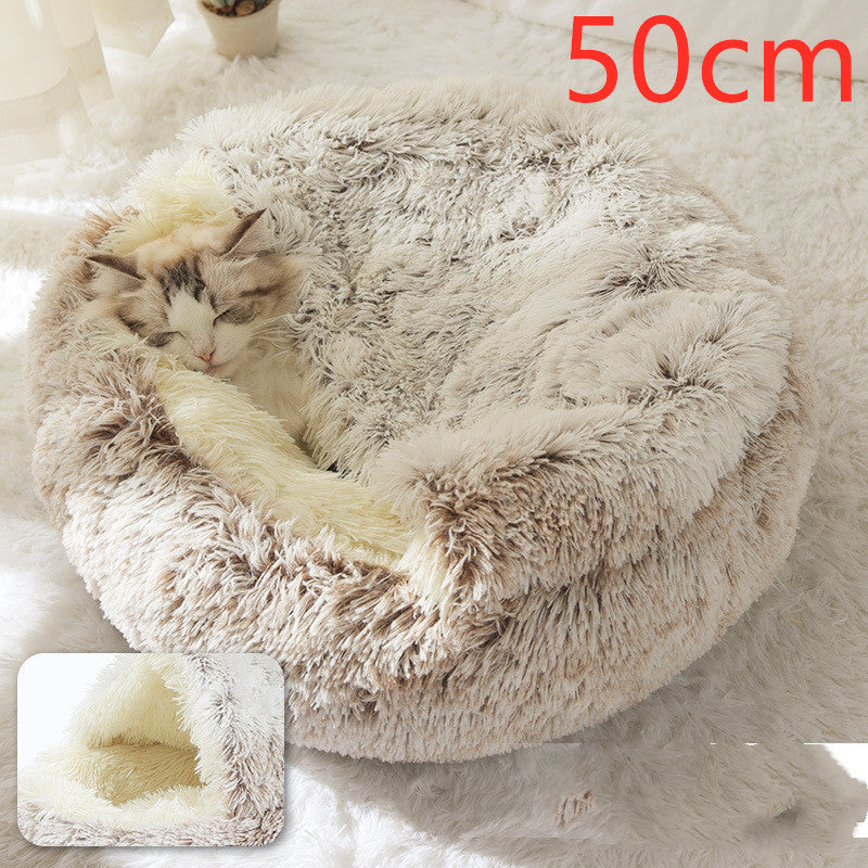 2 In 1 Long Plush Pets Bed