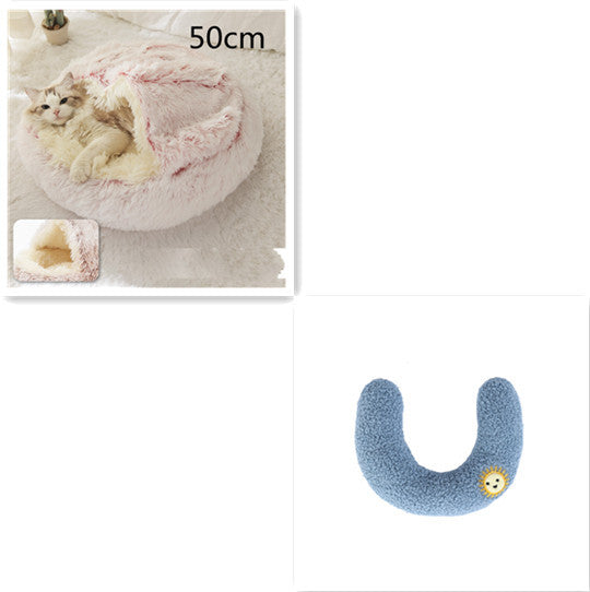 2 In 1 Long Plush Pets Bed