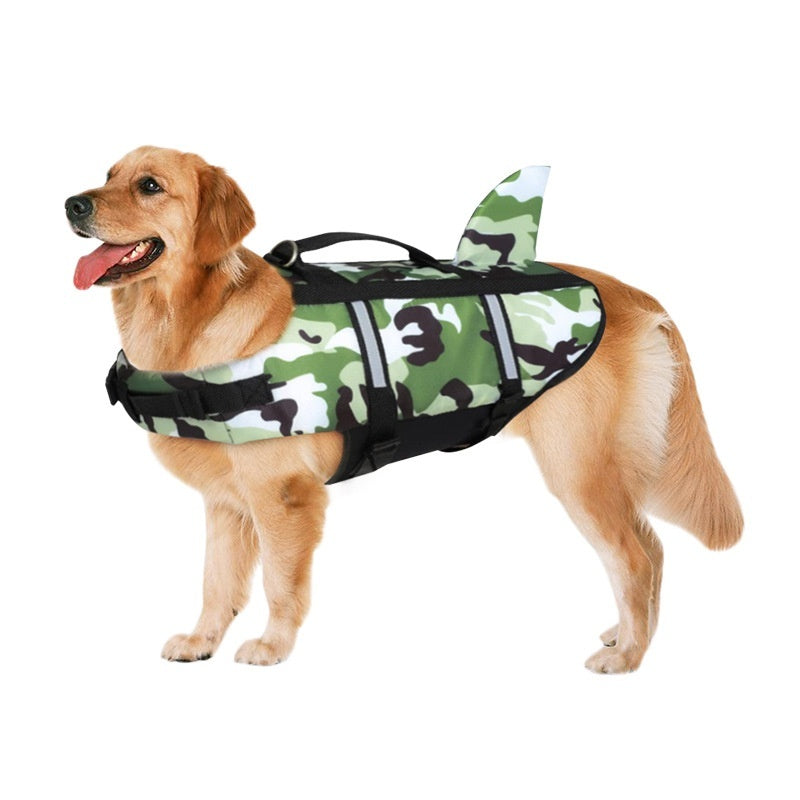 Creative Pet Camouflage Swimming Life Jacket