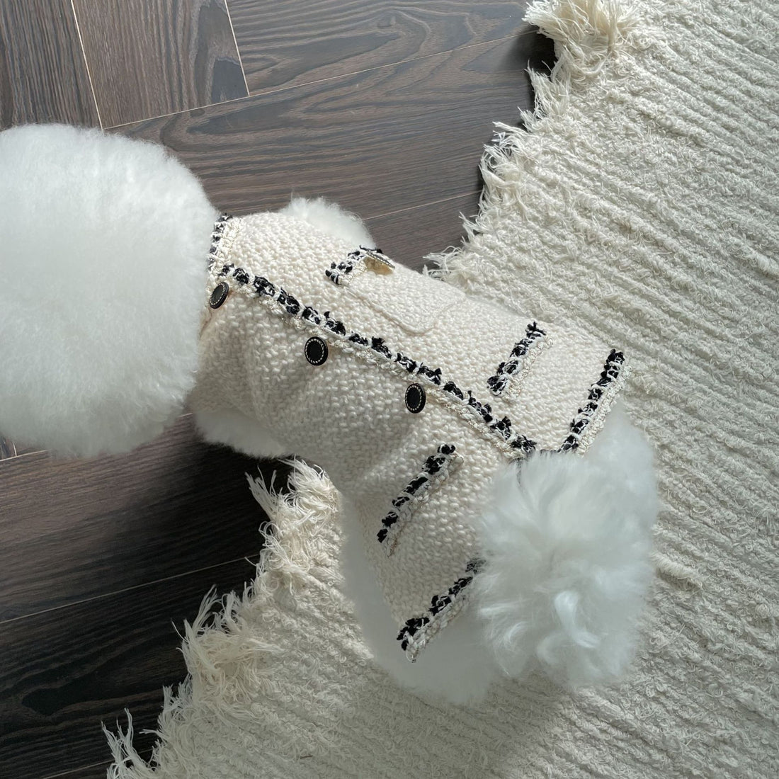 Woven Sleeveless Jacket Dog Cat Pet Clothes