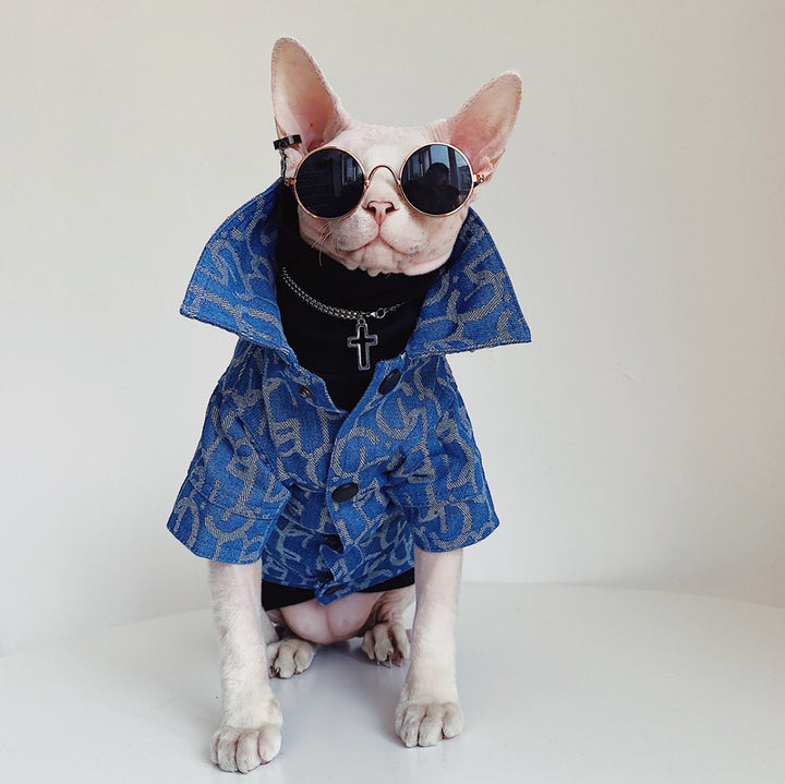 Pet Hairless Clothes Jacket Trendy