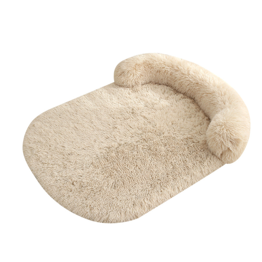 Plush Doghouse Pet Bed Warm Cushion