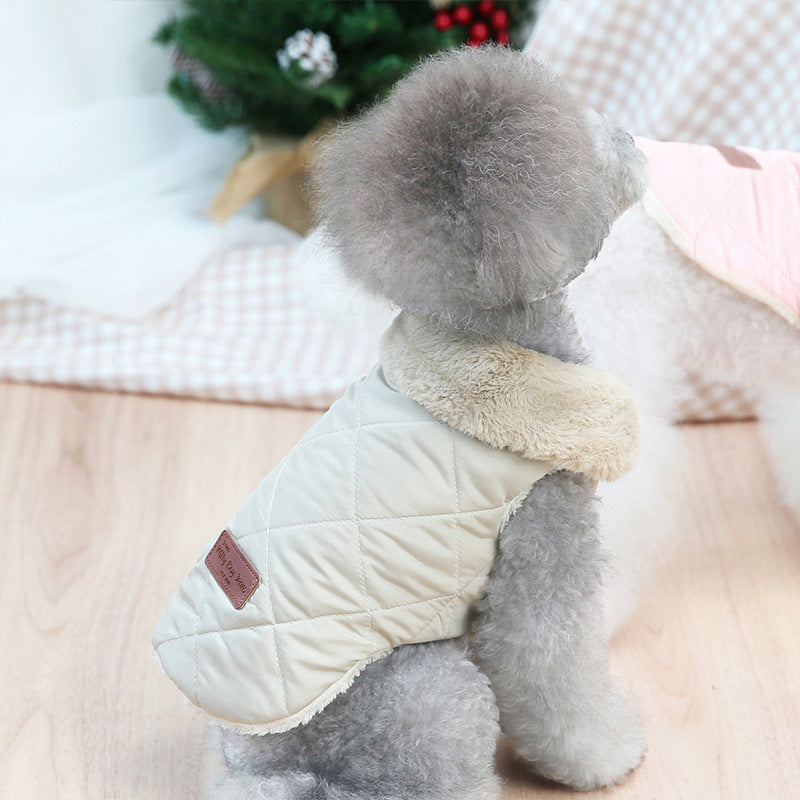 Pet Puppy Clothes Cotton-padded Jacket