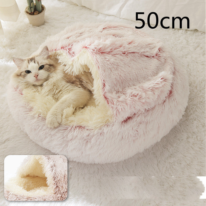 2 In 1 Long Plush Pets Bed