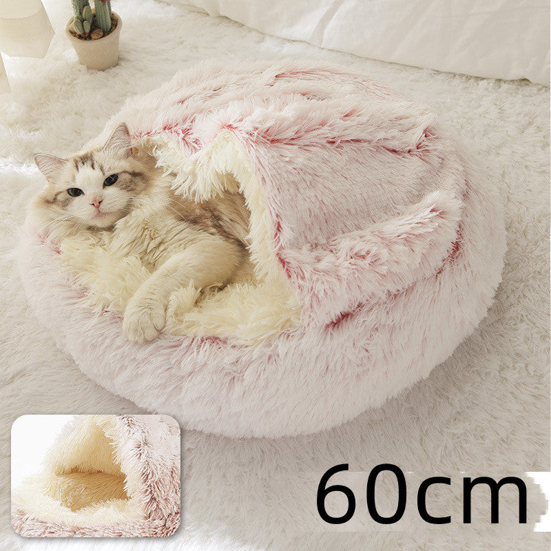 2 In 1 Long Plush Pets Bed