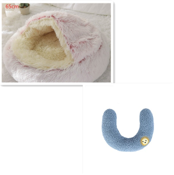 2 In 1 Long Plush Pets Bed