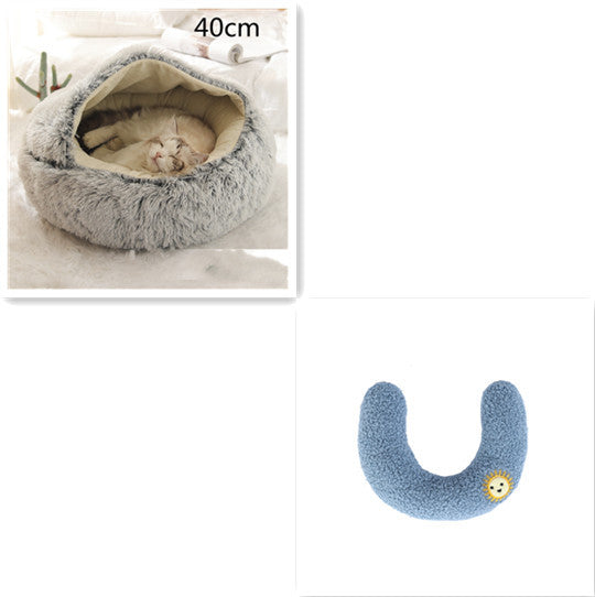 2 In 1 Long Plush Pets Bed