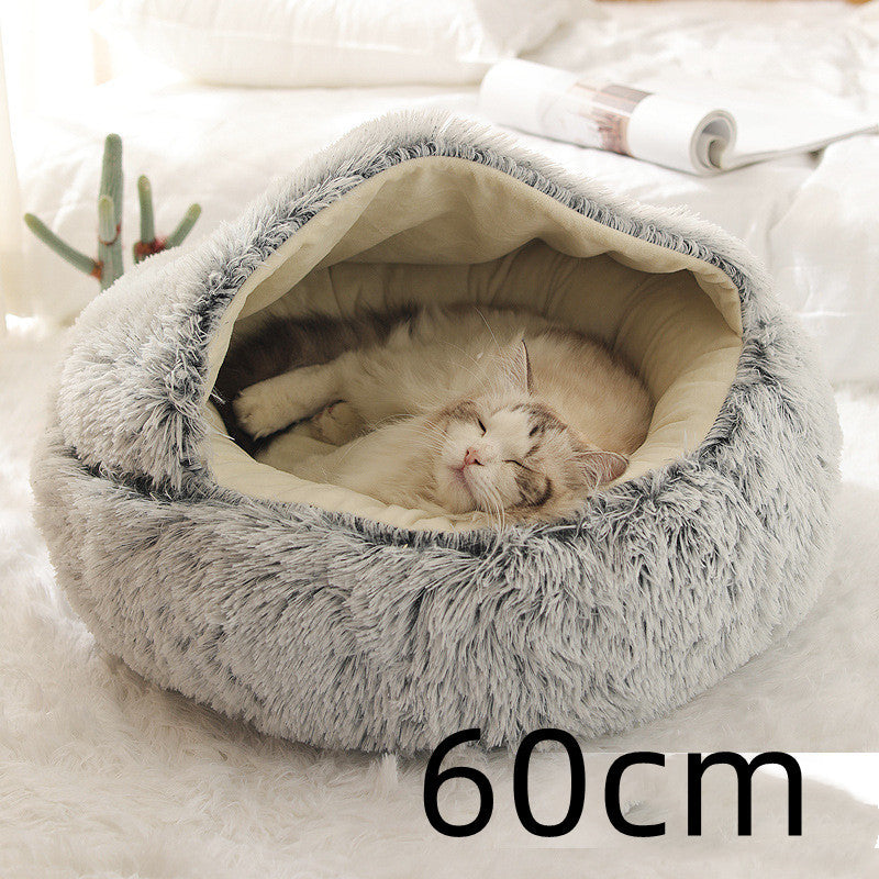 2 In 1 Long Plush Pets Bed