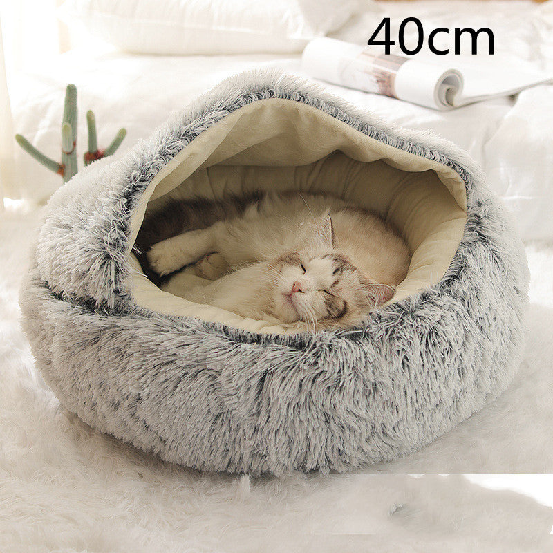 2 In 1 Long Plush Pets Bed